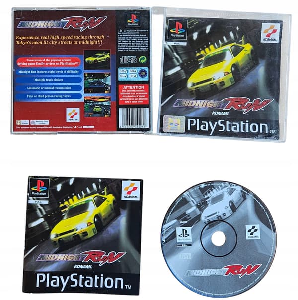 MIDNIGHT RUN PS1 PSX