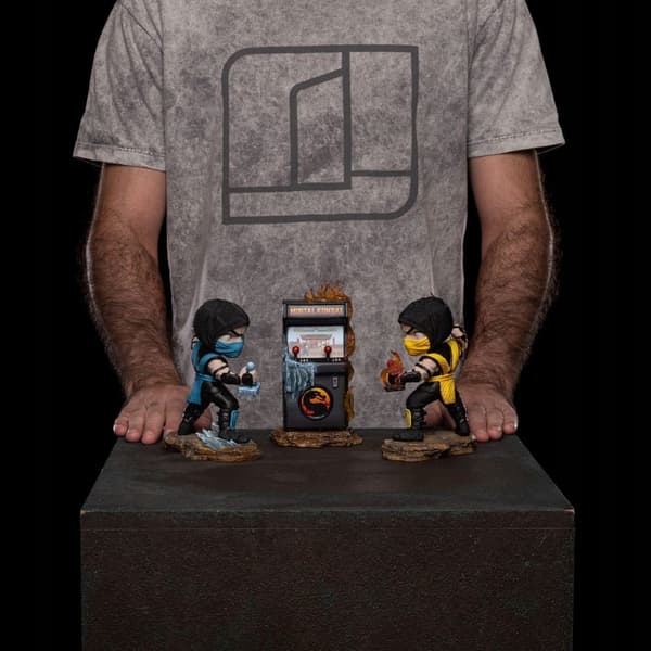 Scorpion vs Sub-Zero Arcade MiniCo Diorama 3-Pack - Mortal Kombat
