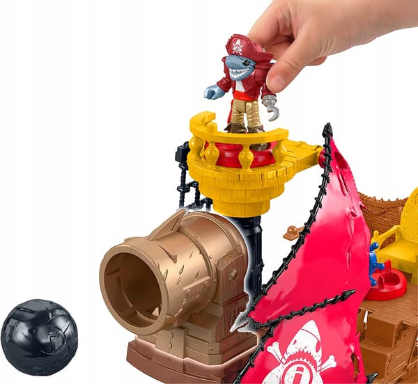 FISHER-PRICE Imaginext Shark Bite Pirate Ship Set
