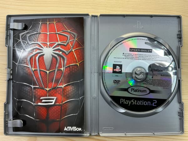 SPIDER-MAN 3 SPIDER-MAN III disc – very good+ condition, complete PS2 set