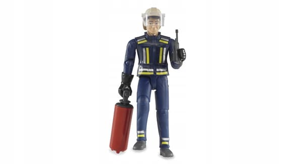 Bruder 60100 Firefighter Figure with Accessories