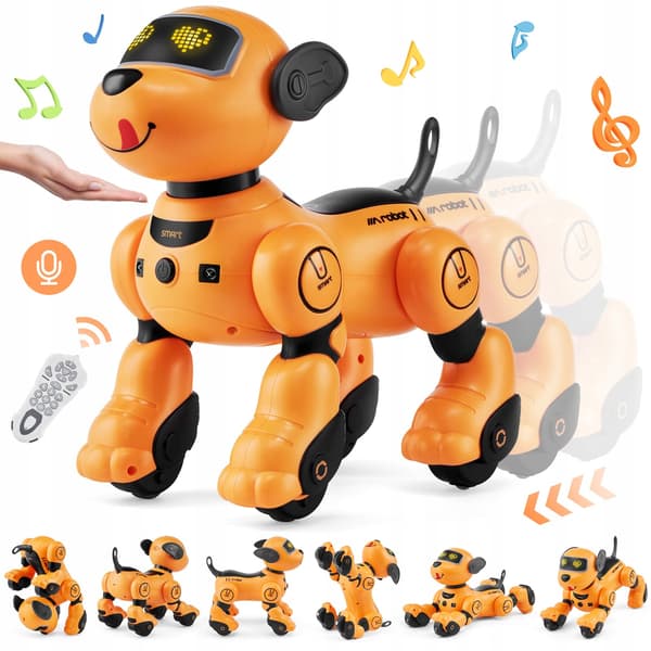 Remote-Controlled Robot Dog – Talks, Dances, Responds to Touch and Voice