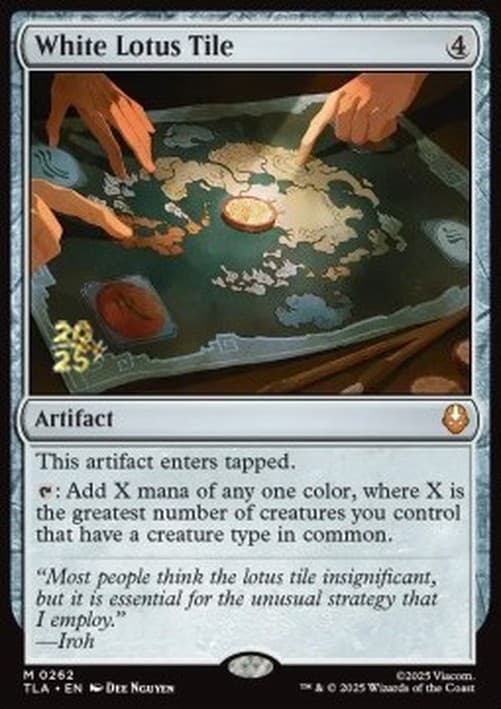 Magic: The Gathering White Lotus Tile