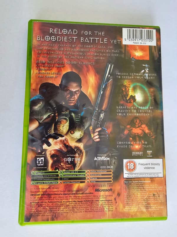 Doom 3: Resurrection of Evil for Xbox