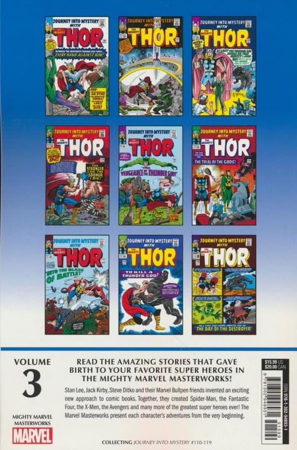 Mighty Marvel Masterworks: The Mighty Thor Vol. 3