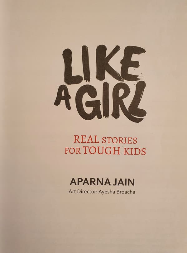 Aparna Jain – Like A Girl