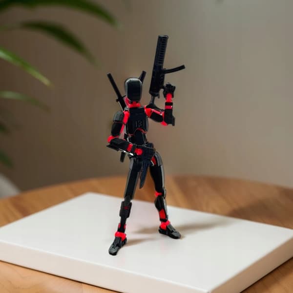 FULLY ASSEMBLED 3D-PRINTED ACTION FIGURE – THE PERFECT GIFT FOR A FAN