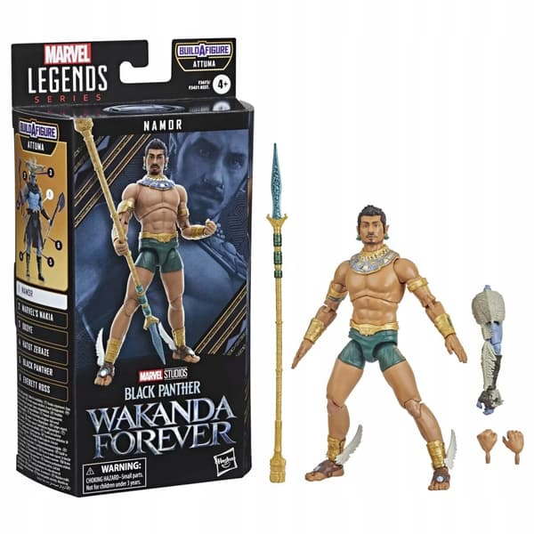 MARVEL BLACK PANTHER WAKANDA FOREVER NAMOR LEGENDS SERIES FIGURE