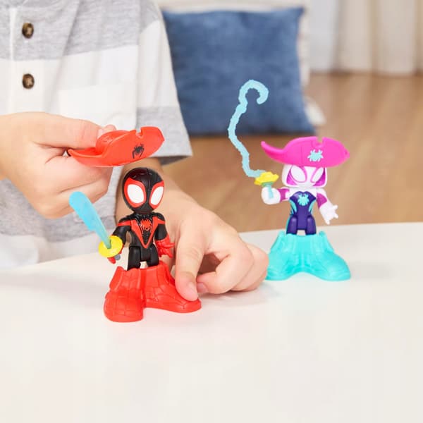 Spidey Pirates Miles Morales Ghost-Spider Figures 7.6 cm Accessories