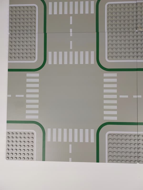 Lego building plates – streets, 32x32, model set, 4 pieces, P056