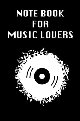 Notebook for Music Lovers: A lovely notebook gift for loved ones. Blank, lined