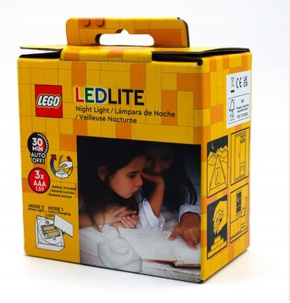 LEGO Small Silicone Night Light Brick, White, 1x1, LP50