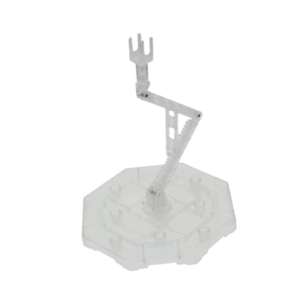 Action figure base: Height- and angle-adjustable display stand for 1/100 Clear