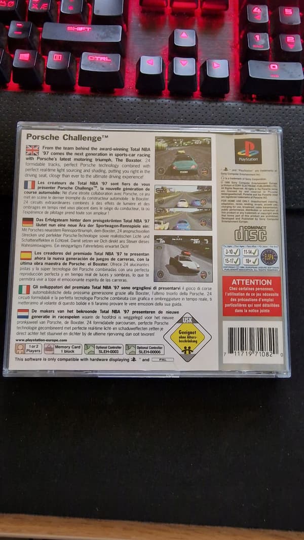 PORSCHE CHALLENGE PlayStation (PSX) game – Complete!! In good condition!!