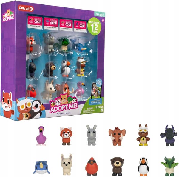 Adopt Me! Pets Multipack – set of 12 figures