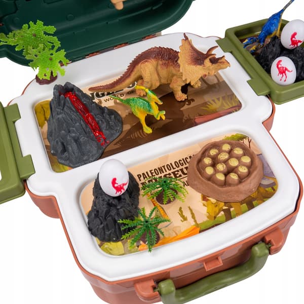 LARGE BACKPACK SET – DINOSAUR TOY T-REX EDUCATIONAL CREATIVE SUITCASE