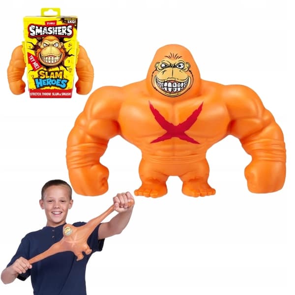 SMASHERS SLAM HEROES GORILLA SERIES 1 SET – GORILLA AND MONKEY FIGURES SET