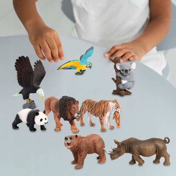 Animal model Figurine Play set Develops cognitive skills Desk decoration