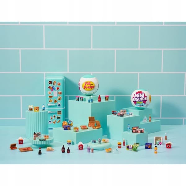 ZURU MINI BRANDS FILL THE FRIDGE – MINI FRIDGE SET 8+