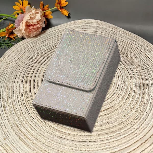 Tarot card storage box Playing cards Collection Protective case White Blue