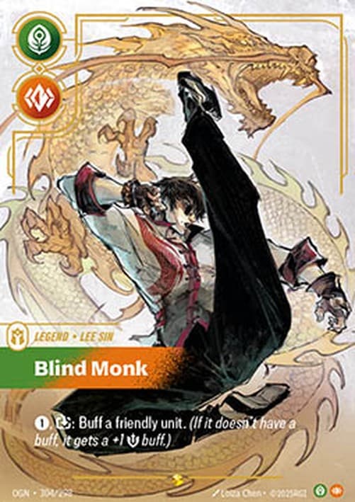Riftbound OGN Lee Sin, Blind Monk