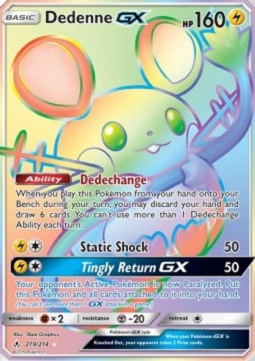 Pokemon Dedenne GX