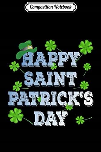 Composition Notebook: St Patrick’s Day Dabbing Leprechaun Irish Pride Fiddle