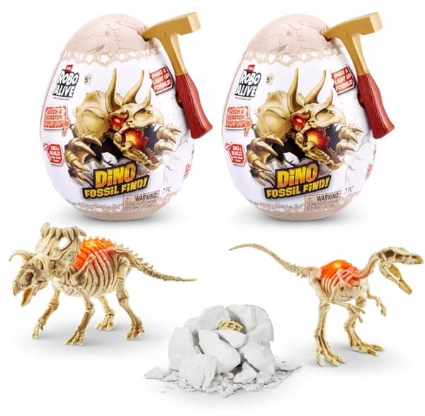 ROBO ALIVE Set (2 pieces: Troodon and Kosmoceratops)
