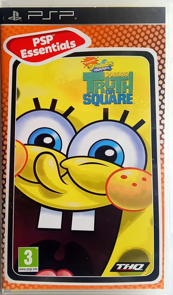 SpongeBob: Truth or Square – PlayStation Portable (PSP) boxed version