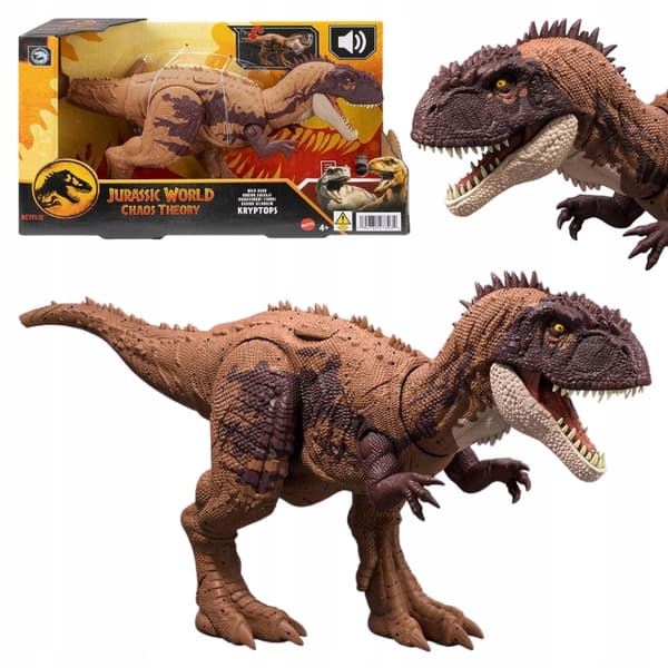 JURASSIC WORLD ROARING DINOSAUR KRYPTOPS MOTION-ACTIVATED INTERACTIVE FIGURINE 4+