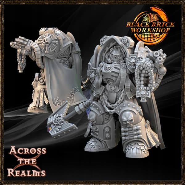 Chaplain Exolothreftis – Replacement model for board games/D&D/GURPS