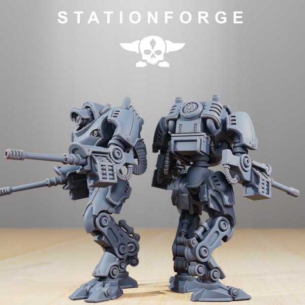 Scavenger Bracers – Station Forge – 3D-utskrift