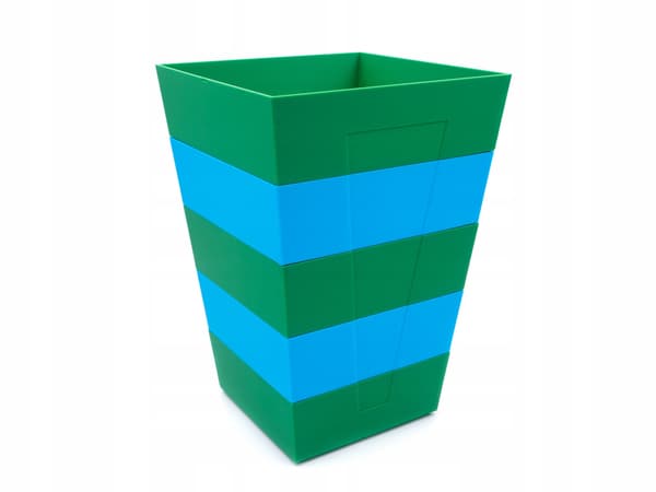 Block sorter, stackable container for sorting blocks