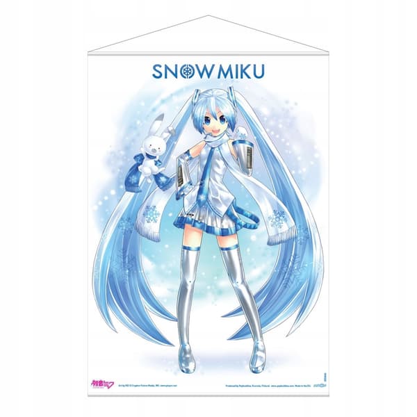 HATSUNE MIKU WALLSCROLL SNOW MIKU 50 X 70 CM