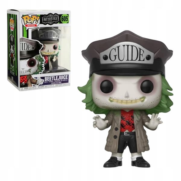 Funko POP! Beetlejuice Guide Hat #605 collectable vinyl figure