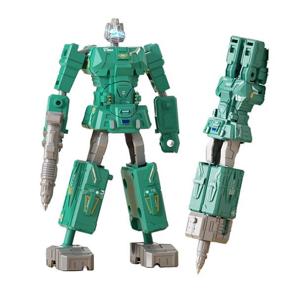 Deformable Robot Pen Office Supplies Creative Deformable Robots Green
