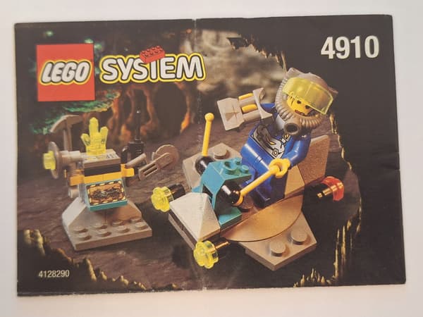 LEGO 4910 Hover Scout – Rock Raiders: 100% complete set + instructions.