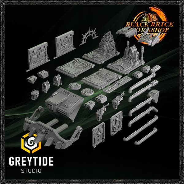 Accessories for Rhinoceros Spacecraft – Pack – Tabletop/DnD/GURPS Components