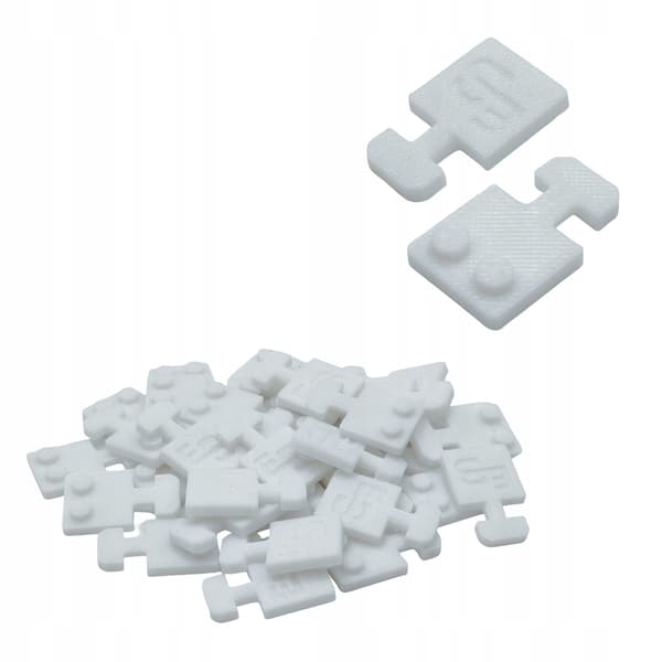100 pieces: IKEA Skadis board stand for LEGO Mini Figures – White