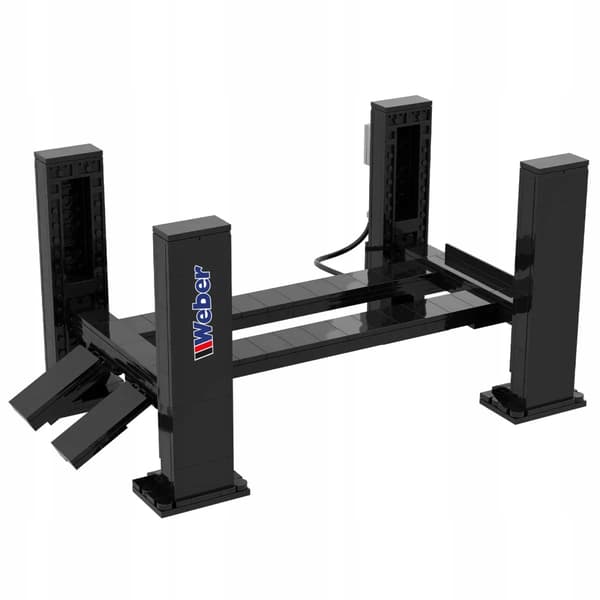 Weber 328 electric four-post lift blocks
