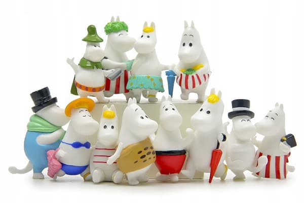 Moomin figurines, set of 12