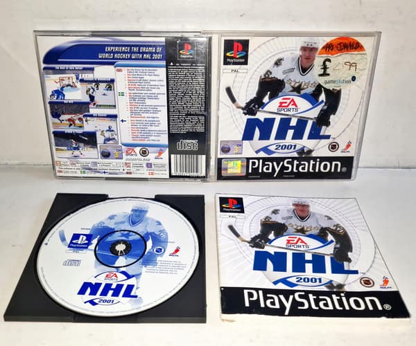 NHL 2001 PSX 3XA game