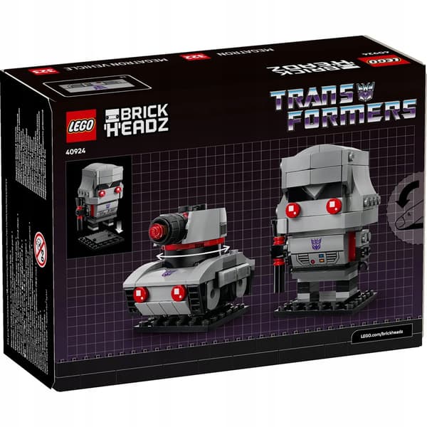 LEGO BrickHeadz 40924 Megatron as a robot and a vehicle