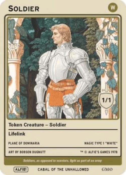 Magic: The Gathering Soldier Token