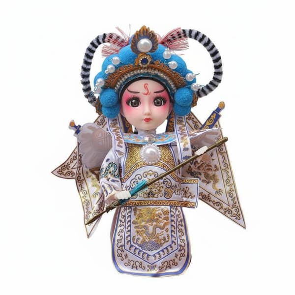 7-inch Chinese opera doll: Yang Zongbao