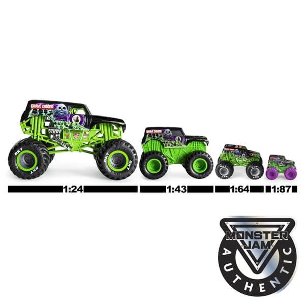 Batman Monster Jam Megalodon vs the Batmobile Monster Trucks Spin Master