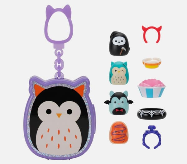 Squish-a-longs Clip-a-longs Halloween Pack – Includes 4 Mini-Squish (Style
