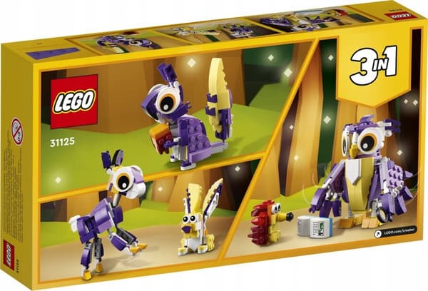 LEGO Creator 3-in-1 31125 Fantastic Forest Creatures