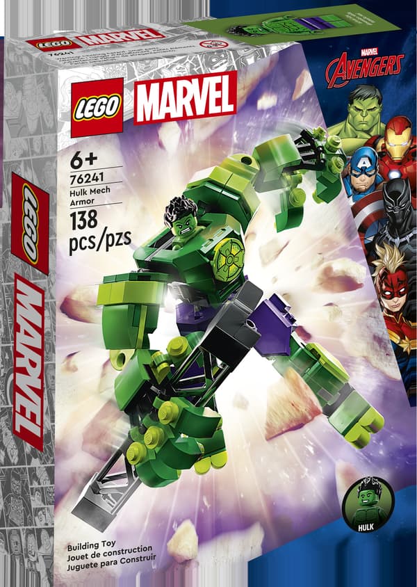 LEGO Marvel Hulk’s Mechanical Armour 76241