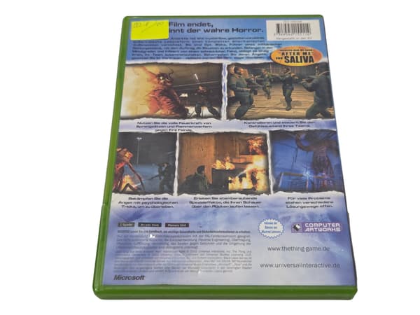 THE THING Xbox boxed game (das ding)